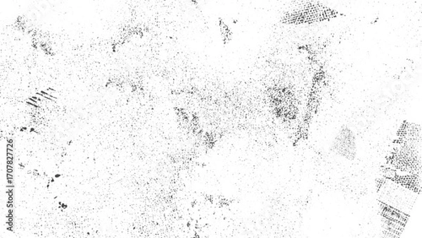 Fototapeta Abstract grunge texture background vintage old surface with cracks scratches chips. Black and white grunge texture abstract background detailed vintage distressed design. 