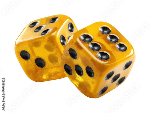 Fototapeta Dice rolling action game home table digital PNG, isolated on transparent background