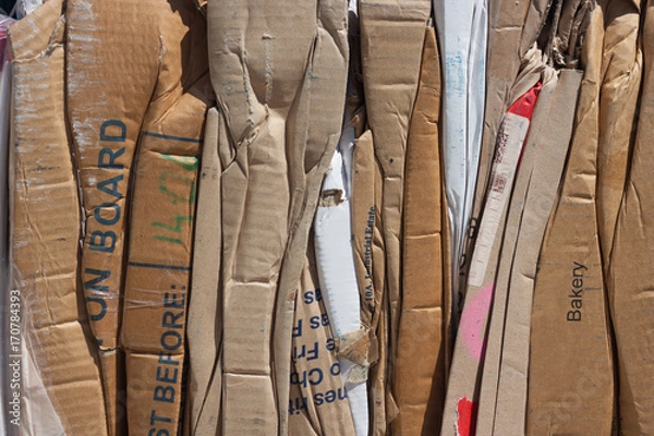 Obraz cardboard for recycling