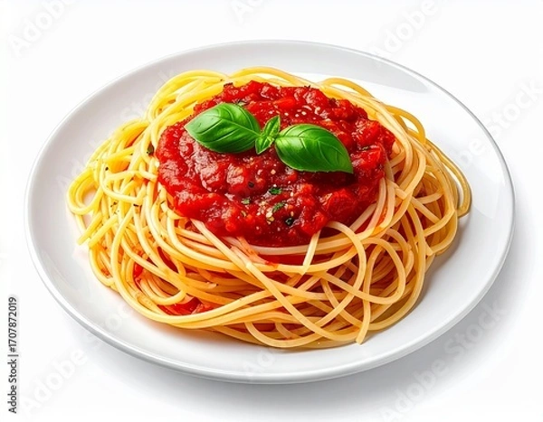 Fototapeta pasta with tomato sauce