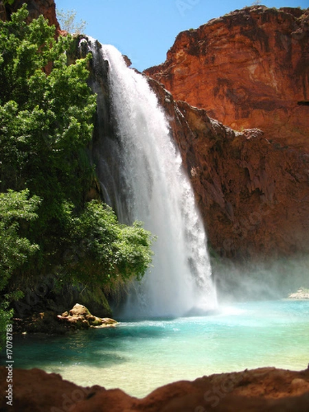 Obraz Bright Waterfall