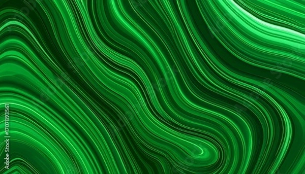 Obraz Green Swirl Abstract Background