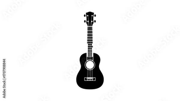 Fototapeta Ukulele icon with transparent background