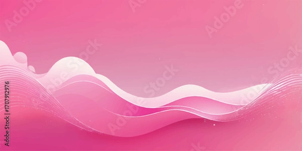 Fototapeta A vibrant abstract background with swirling pink and purple waves