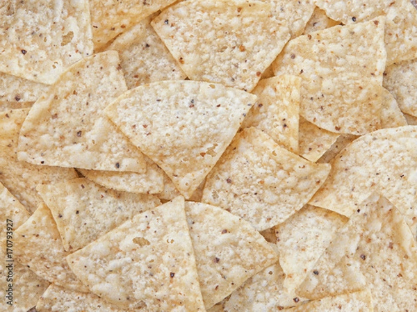 Obraz Background from yellow tortilla corn chips