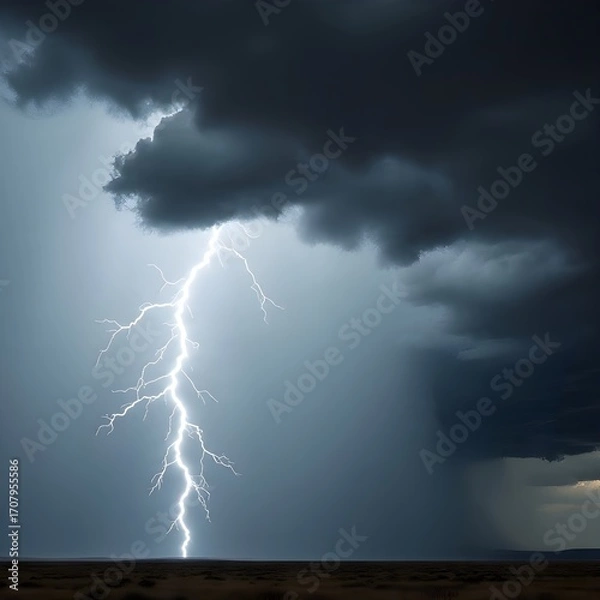 Obraz lightning in the sky