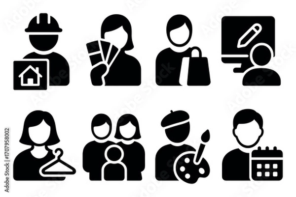 Obraz Modern Interior Icon Set