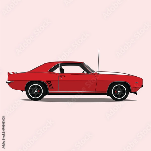 Fototapeta Realistic Car Vector Illustration description:Vector Illustration
