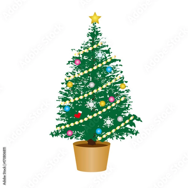 Fototapeta クリスマスツリー