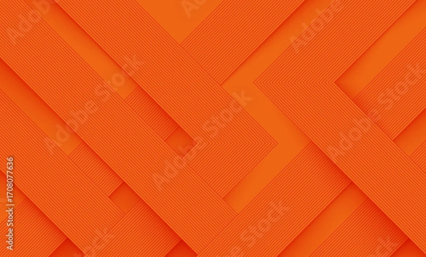 Fototapeta Abstract orange lines background textured pattern design