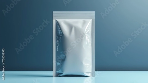Fototapeta Modern clean packaging design for product showcasing minimalist aesthetic, versatile container with secure closure and appealing branding in studio