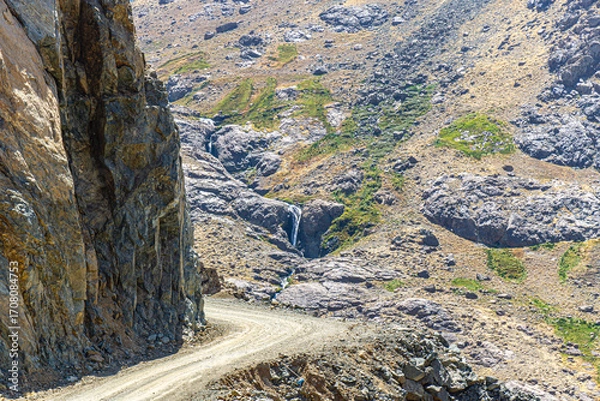 Fototapeta The scenic views of glacial Sat lakes, located on Cilo Mountains, which has an altitude of 3,500 meters, would become a new tourist attraction for nature lovers across the world in Hakkari, Turkey
