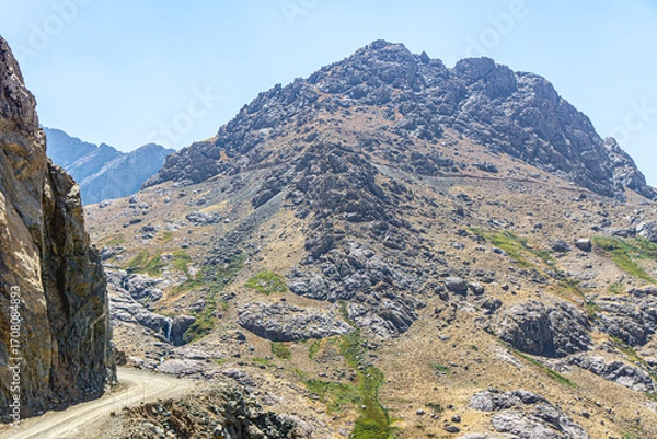 Fototapeta The scenic views of glacial Sat lakes, located on Cilo Mountains, which has an altitude of 3,500 meters, would become a new tourist attraction for nature lovers across the world in Hakkari, Turkey