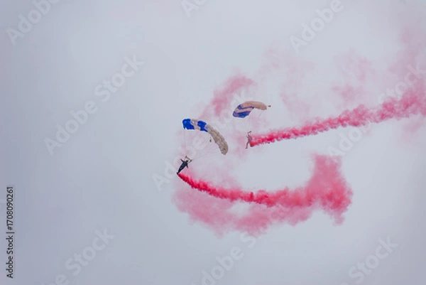 Obraz Color Smoke Parachute