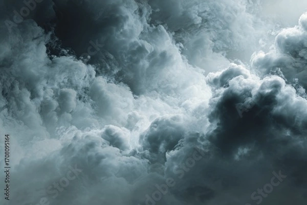 Fototapeta Realistic dry ice smoke clouds fog overlay perfect for compositing into your shots. Simply drop it in and change its blending mode to screen or add. MZ 