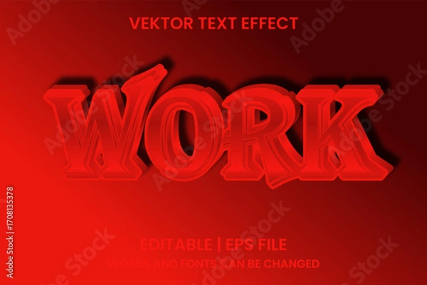 Obraz editable text effects work
