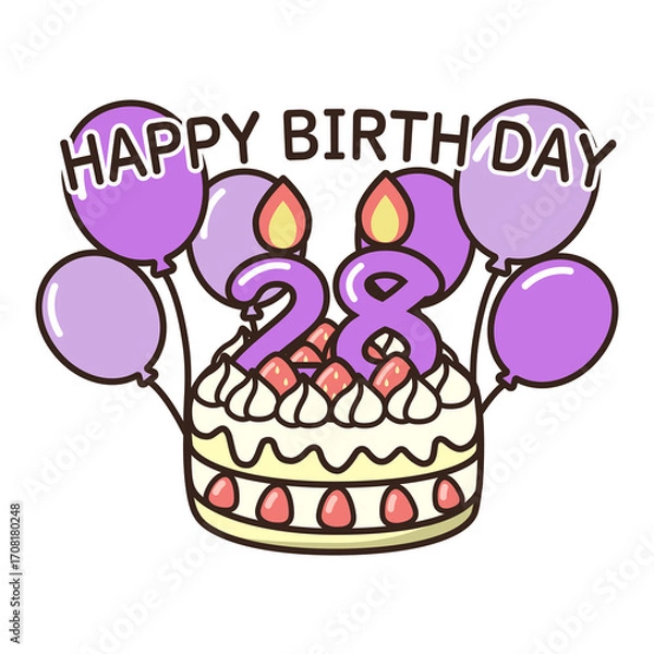 Obraz 誕生日ケーキ