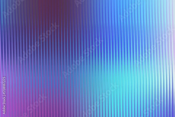 Fototapeta Illustration of abstract background with vertical lines in purple and blue colors
