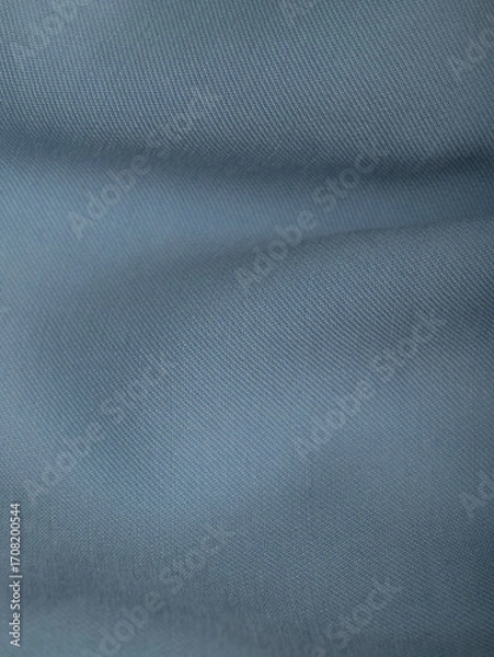 Obraz Light blue dense fabric, ironed, the texture of the fabric is visible