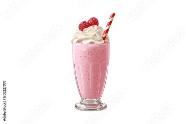 Fototapeta strawberry ice cream