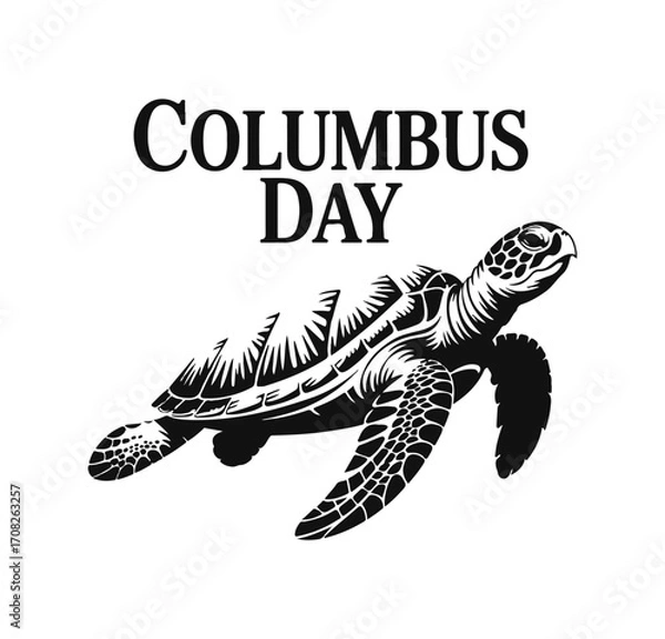 Fototapeta columbus days turtules 