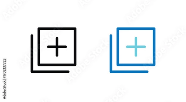 Fototapeta Add new icon vector eps10.