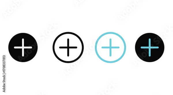Fototapeta Add new icon vector eps10.