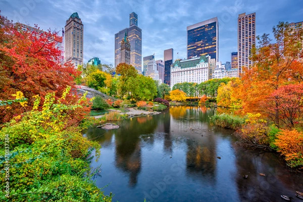 Fototapeta Central Park Autumn w Nowym Jorku