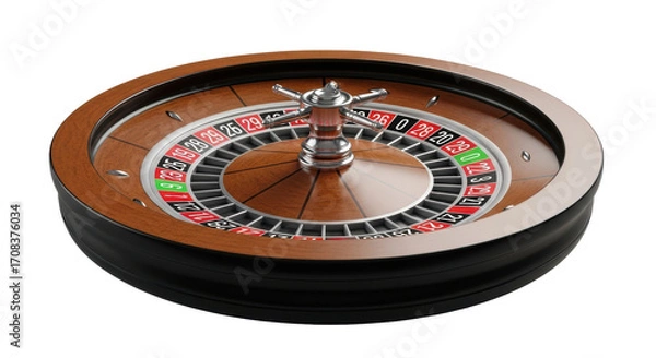 Obraz Isolated Roulette Wheel
