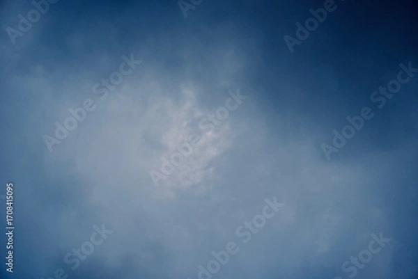 Fototapeta Muted Blue Cloud Blanket