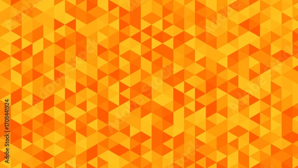 Fototapeta Abstract Futuristic Low‑Poly Gradient Mosaic – Bold Polygonal Geometric Pattern for Modern Abstract Digital Art, Tech Design, and Ultra‑Contemporary Projects