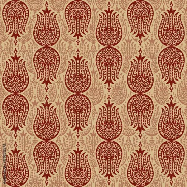 Obraz seamless Ethnic Digital rug carpet Pattern background texture