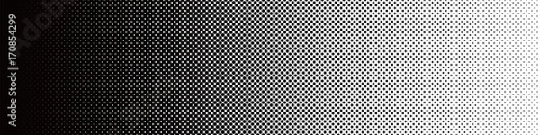 Fototapeta Seamless Screentone Graphics_Halftone Gradation_Black
