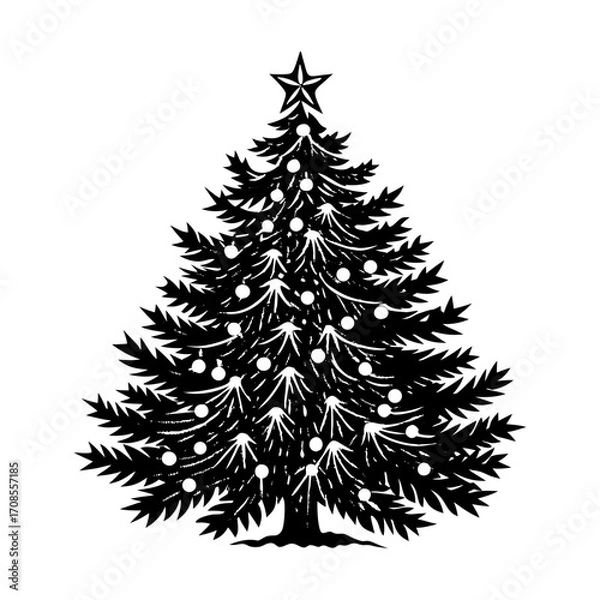 Fototapeta Christmas Tree