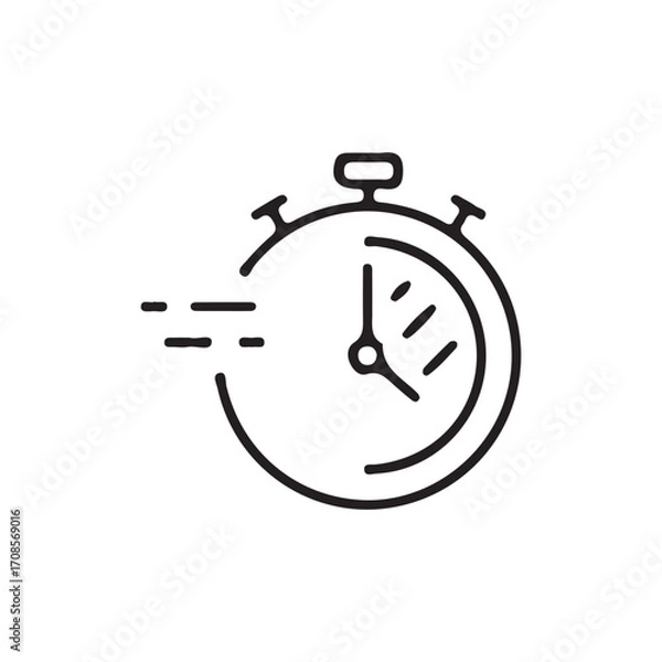 Obraz alarm clock vector