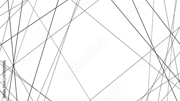 Fototapeta Abstract Geometric Low Poly Lines – Chaotic Random Vector Mesh Background for Modern Digital Design & Futuristic Art. abstract random lines background. Abstract background with random geometric line a