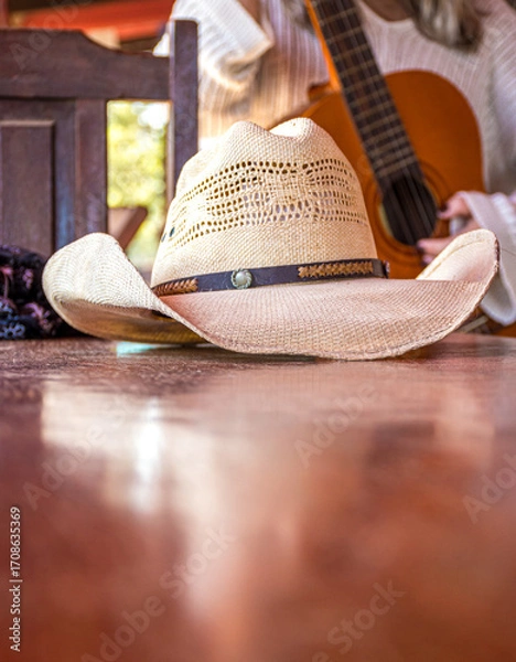 Fototapeta straw cowboy