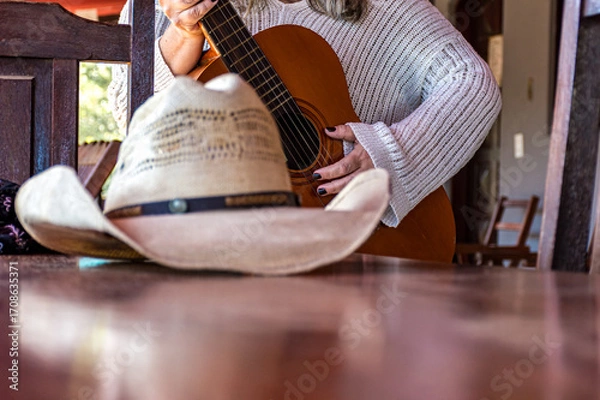 Fototapeta straw cowboy