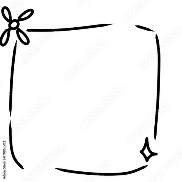 Obraz minimalist cute frame