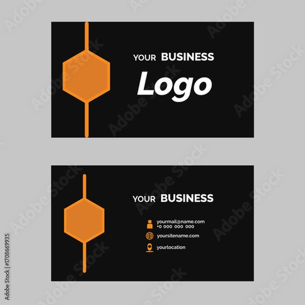 Obraz business card design