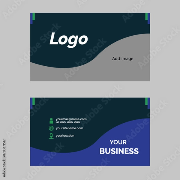 Obraz business card design