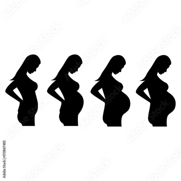 Fototapeta Pregnant women