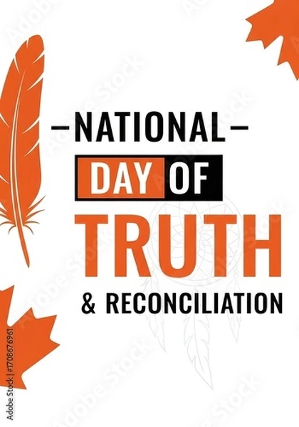Fototapeta Celebrating National Day of Truth and Reconciliation A Call for Healing and Unity