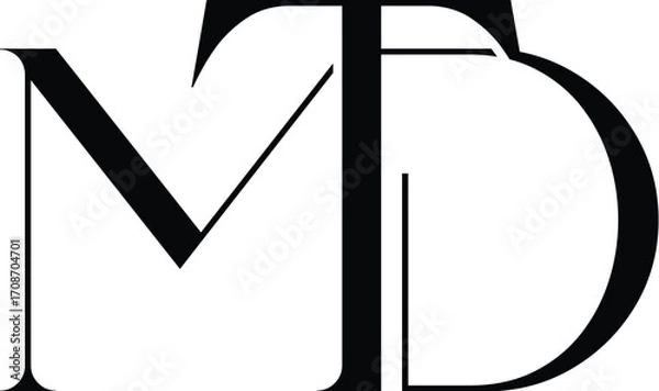 Obraz Vector MTD logo