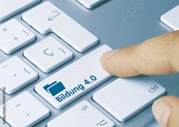 Fototapeta Bildung 4.0