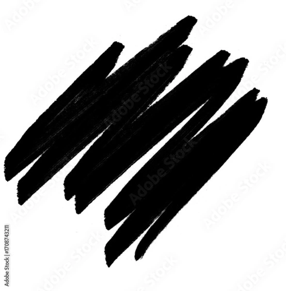 Fototapeta doodle drawing, Doodle line isolated on Transparent background.