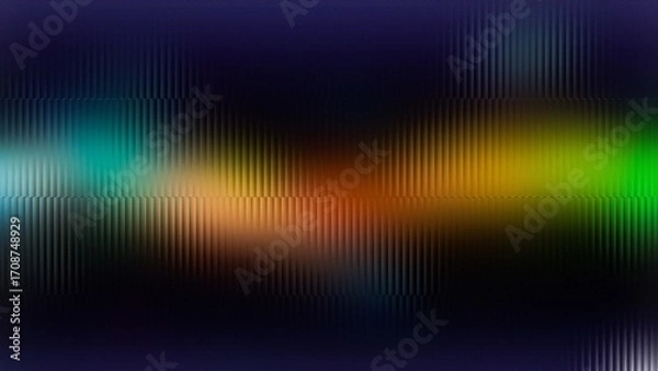 Fototapeta Abstract Blurry Dark Background with Colorful Vertical Lines
Futuristic Sound Wave on a Black Background
Abstract Vertical Light Streaks with a Digital Texture