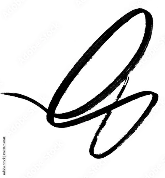 Fototapeta doodle drawing, Doodle line isolated on Transparent background.