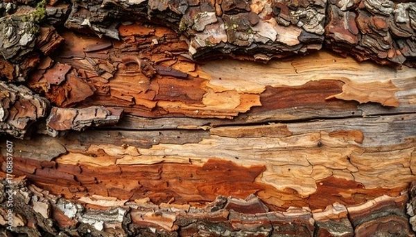 Fototapeta Close-up tree bark texture (7)