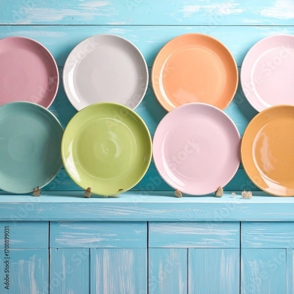 Fototapeta Buntes Geschirr